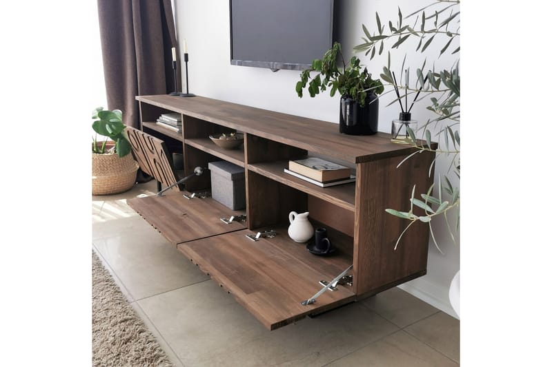 Andifli Tv-møbelsett 50x15 cm - Brun - Møbler - Mediamøbel & tv møbel - TV-møbelsett