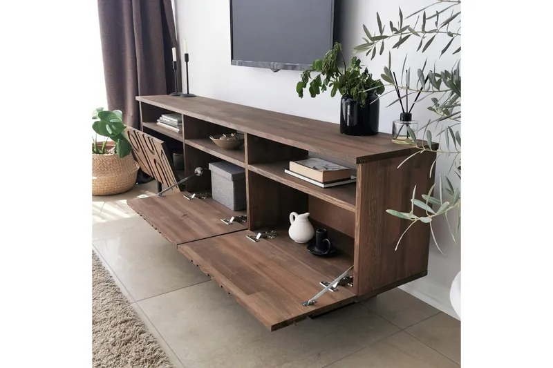 Andifli Tv-møbelsett 50x15 cm - Brun - Møbler - Mediamøbel & tv møbel - TV-møbelsett