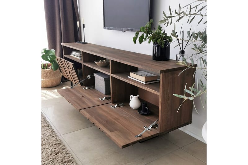 Andifli Tv-møbelsett 50x15 cm - Brun - Møbler - Mediamøbel & tv møbel - TV-møbelsett