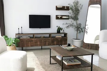 Andifli Tv-møbelsett 50x15 cm - Brun - Møbler - Mediamøbel & tv møbel - TV-møbelsett