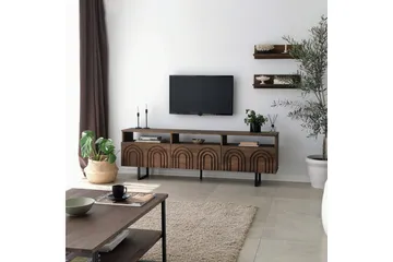 Andifli Tv-møbelsett 50x15 cm - Brun - Møbler - Mediamøbel & tv møbel - TV-møbelsett