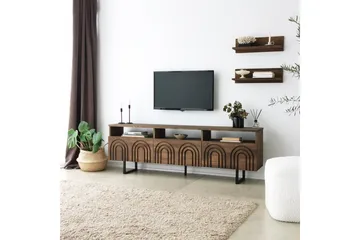 Andifli Tv-møbelsett 50x15 cm - Brun - Møbler - Mediamøbel & tv møbel - TV-møbelsett