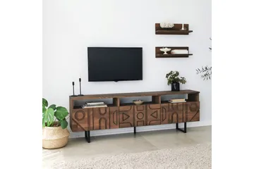 Andifli Tv-møbelsett 50x15 cm - Brun - Møbler - Mediamøbel & tv møbel - TV-møbelsett