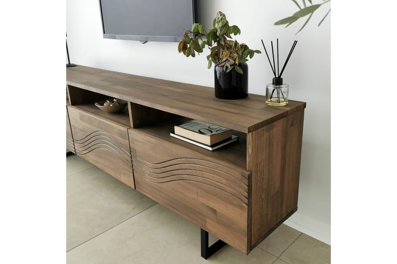 Andifli Tv-møbelsett 50x15 cm - Brun - Møbler - Mediamøbel & tv møbel - TV-møbelsett