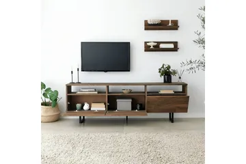 Andifli Tv-møbelsett 50x15 cm - Brun - Møbler - Mediamøbel & tv møbel - TV-møbelsett