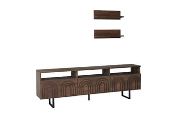 Andifli Tv-møbelsett 50x15 cm - Brun - Møbler - Mediamøbel & tv møbel - TV-møbelsett