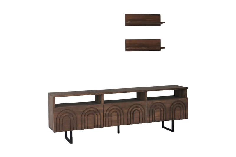 Andifli Tv-møbelsett 50x15 cm - Brun - Møbler - Mediamøbel & tv møbel - TV-møbelsett