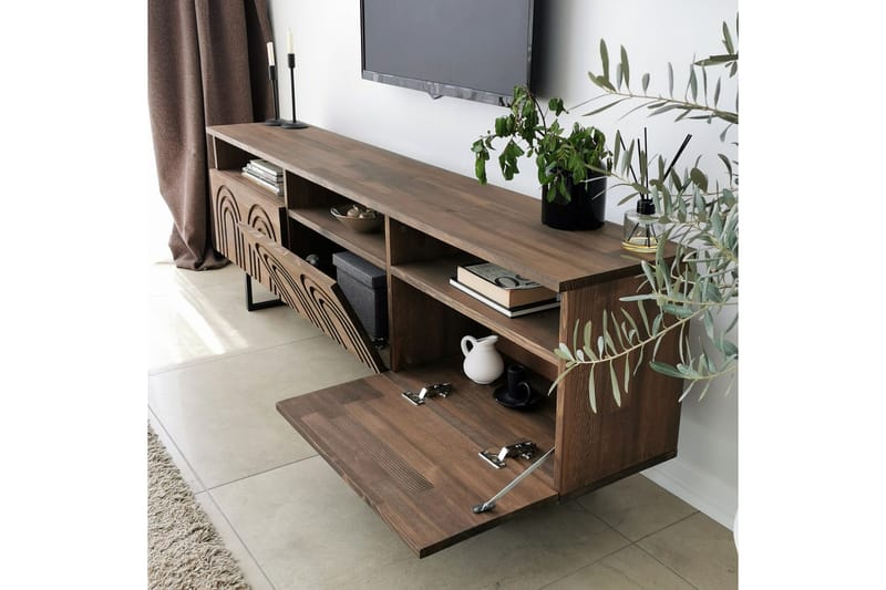 Andifli Tv-møbelsett 50x15 cm - Brun - Møbler - Mediamøbel & tv møbel - TV-møbelsett