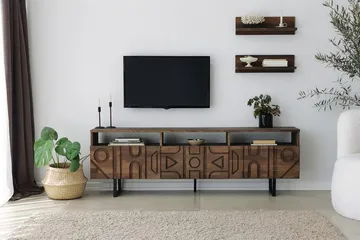 Andifli Tv-møbelsett 50x15 cm - Brun - Møbler - Mediamøbel & tv møbel - TV-møbelsett