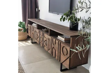 Andifli Tv-møbelsett 50x15 cm - Brun - Møbler - Mediamøbel & tv møbel - TV-møbelsett