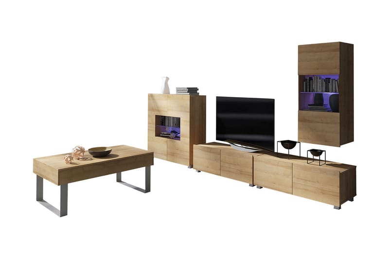 Calabrini TV-møbel - Beige - TV-møbelsett