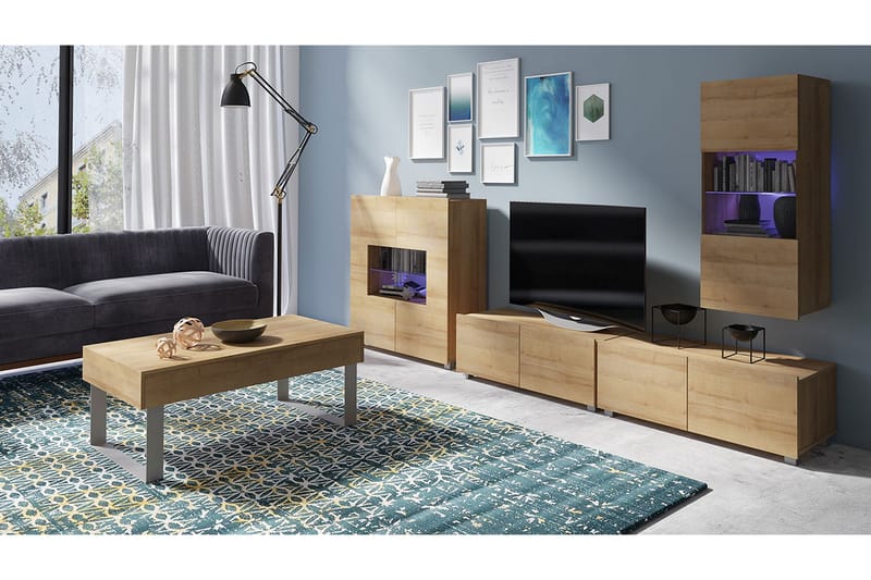 Calabrini TV-møbel - Beige - TV-møbelsett