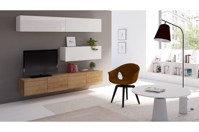 Calabrini TV-møbel, Hvit