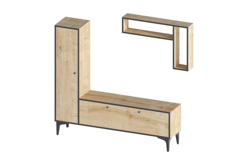 Desgrar Tv-möbelset 118x49 cm - Blå - Møbler - Mediamøbel & tv møbel - TV-møbelsett