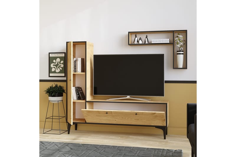 Desgrar Tv-möbelset 118x49 cm - Blå - TV-møbelsett
