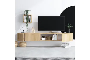 Desgrar Tv-möbelset 180x25 cm - Natur - Møbler - Mediamøbel & tv møbel - TV-møbelsett