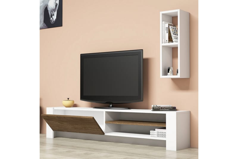 Gersby TV-Benk 160 cm - Brun - Møbler - Mediamøbel & tv møbel - TV-møbelsett