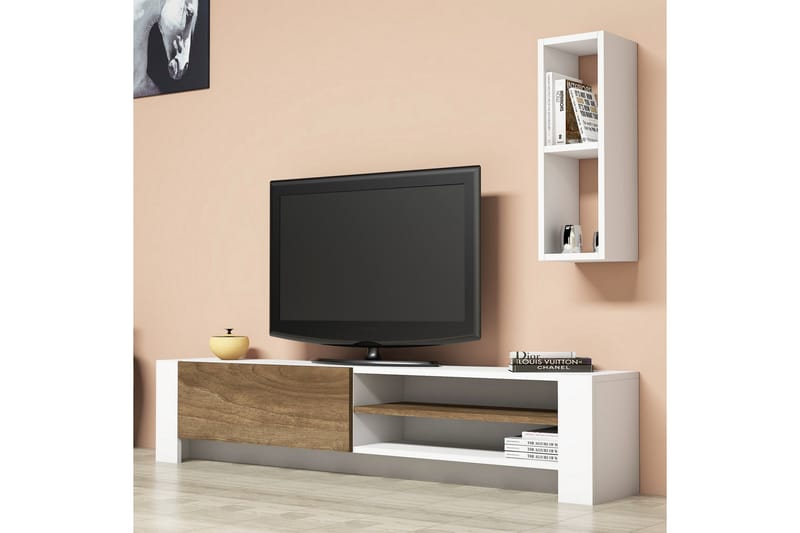Gersby TV-Benk 160 cm - Brun - Møbler - Mediamøbel & tv møbel - TV-møbelsett