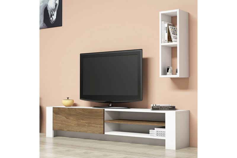 Gersby TV-Benk 160 cm - Brun - TV-møbelsett
