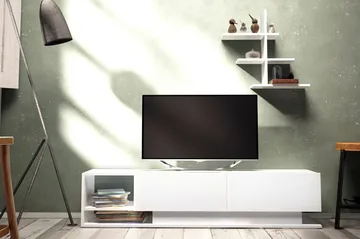 Hejde TV-Benk 180 cm - Hvit - Møbler - Mediamøbel & tv møbel - TV-møbelsett