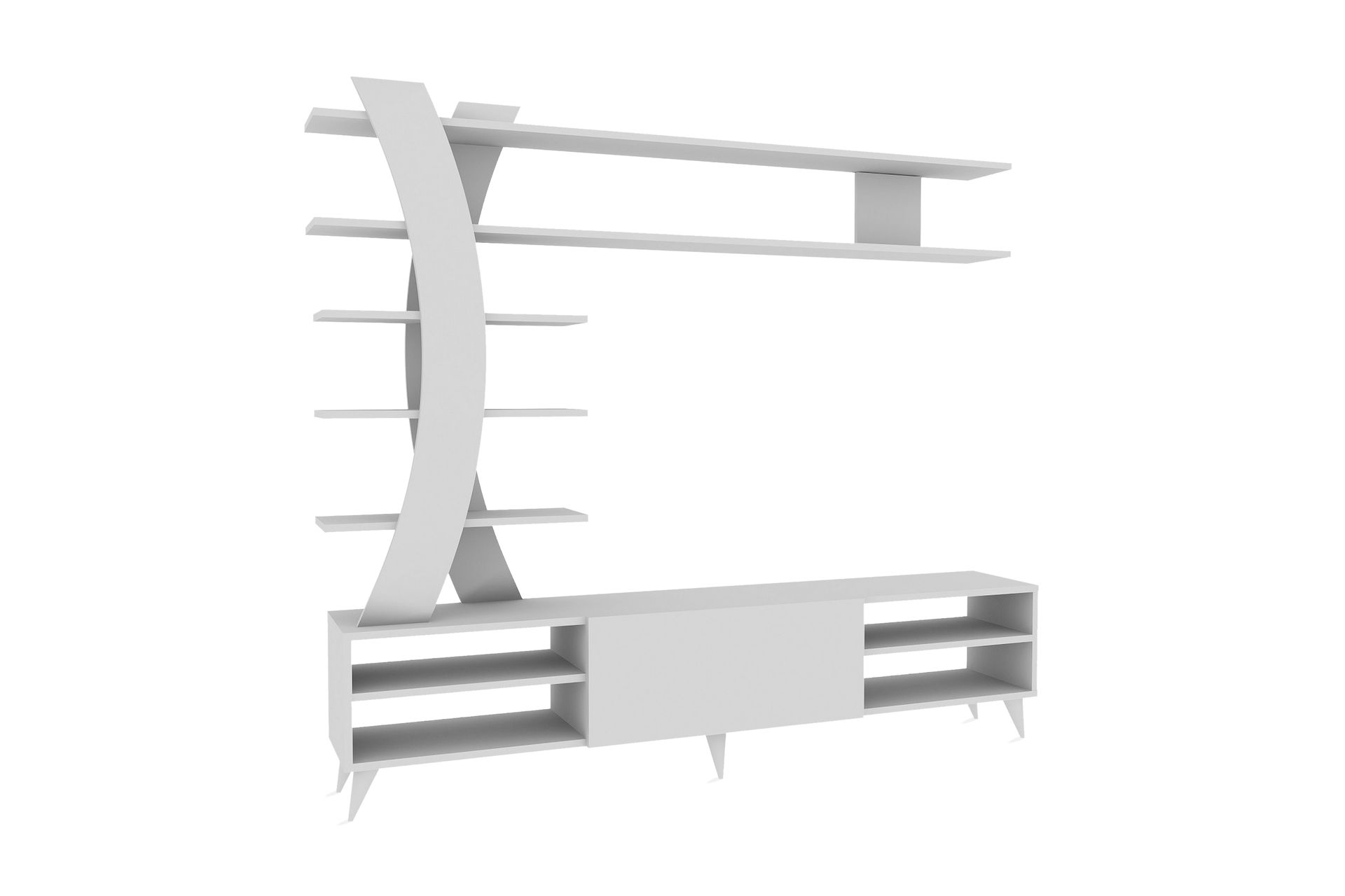 Hejde TV-Benk 180 cm - Hvit - Møbler - Mediamøbel & tv møbel - TV-møbelsett