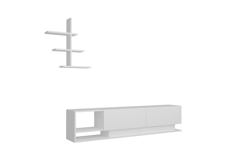 Hejde TV-Benk 180 cm - Hvit - Møbler - Mediamøbel & tv møbel - TV-møbelsett