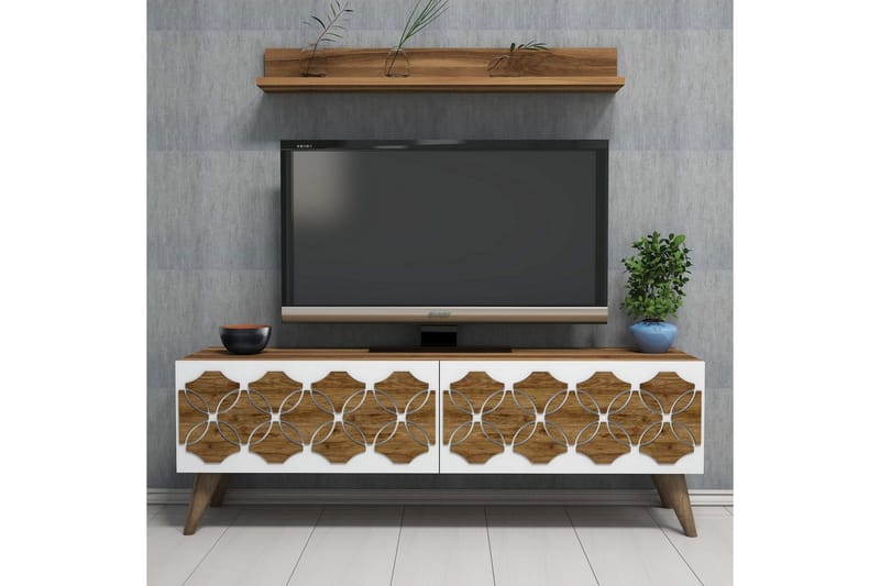 Hovdane TV-Benk 120 cm - Brun - Møbler - Mediamøbel & tv møbel - TV-møbelsett