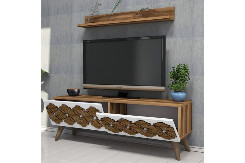 Hovdane TV-Benk 120 cm - Brun - Møbler - Mediamøbel & tv møbel - TV-møbelsett