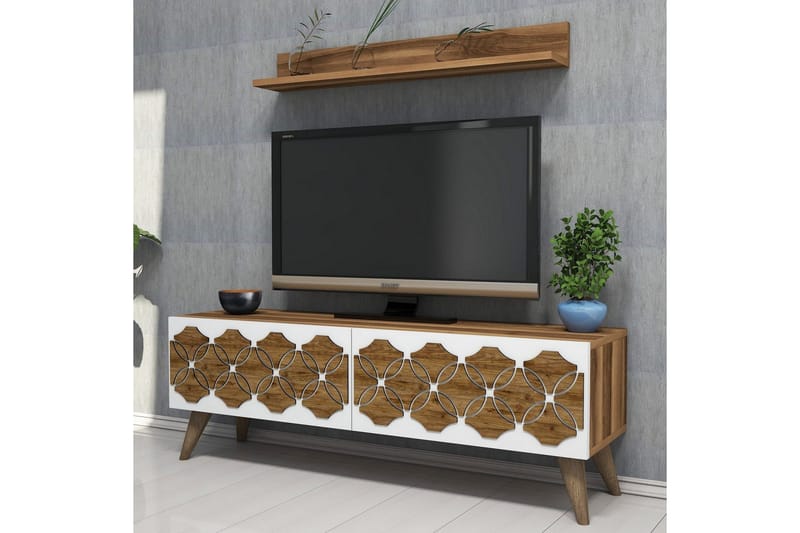 Hovdane TV-Benk 120 cm - Brun - Møbler - Mediamøbel & tv møbel - TV-møbelsett