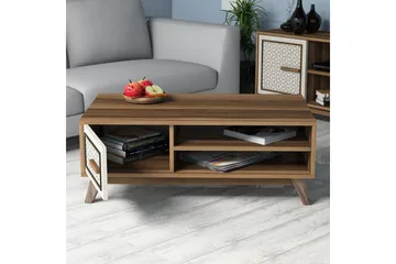 Hovdane TV-møbelsett 160 cm - Brun/Eik/Hvit - Møbler - Mediamøbel & tv møbel - TV-møbelsett