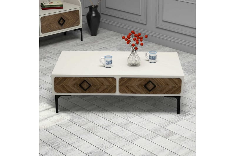 Hovdane TV-møbelsett 180 cm - Hvit - Møbler - Mediamøbel & tv møbel - TV-møbelsett