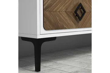 Hovdane TV-Møbelsett 180 cm - Hvit/Brun - Møbler - Mediamøbel & tv møbel - TV-møbelsett