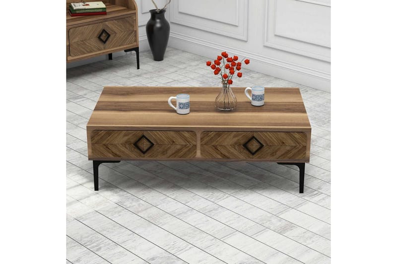 Hovdane TV-møbelsett 180 cm - Mørkebrun - Møbler - Mediamøbel & tv møbel - TV-møbelsett