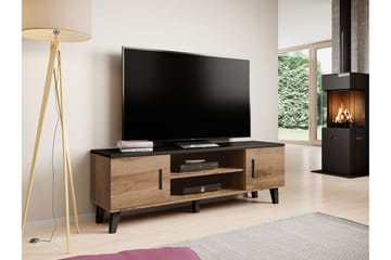 Kardos Tv-møbelsett 160 cm - Natur/Svart - Møbler - Mediamøbel & tv møbel - TV-møbelsett