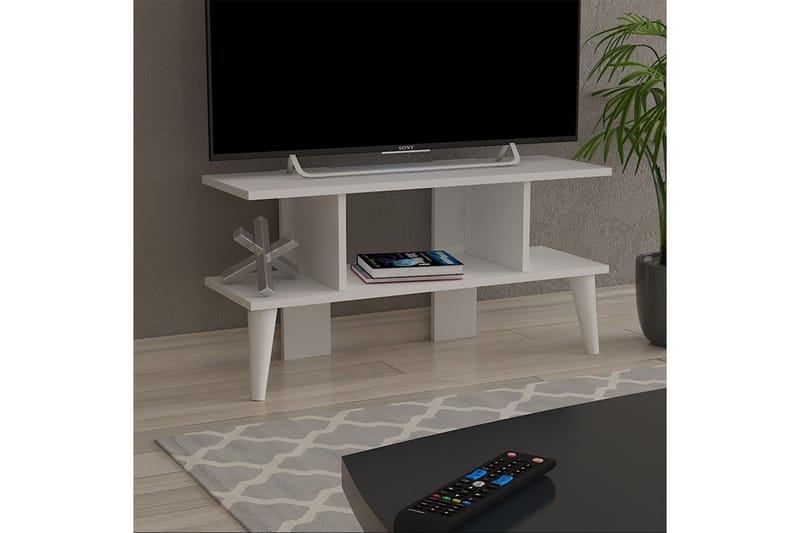 Keachi Tv-møbelsett 90 cm - Hvit - TV-møbelsett