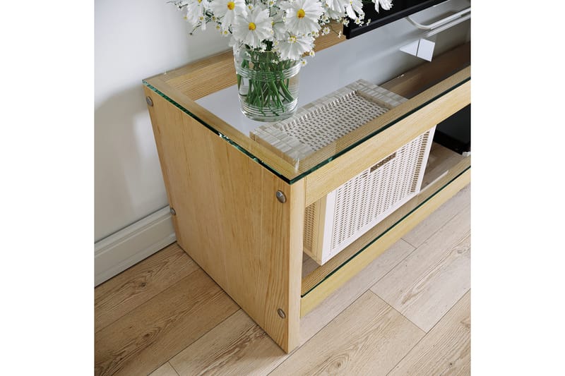 Malmby TV-Møbelsett 140 cm - Brun - Møbler - Mediamøbel & tv møbel - TV-møbelsett