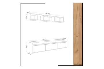 Mod Design Gangoppbevaring - Møbler - Mediamøbel & tv møbel - TV-møbelsett