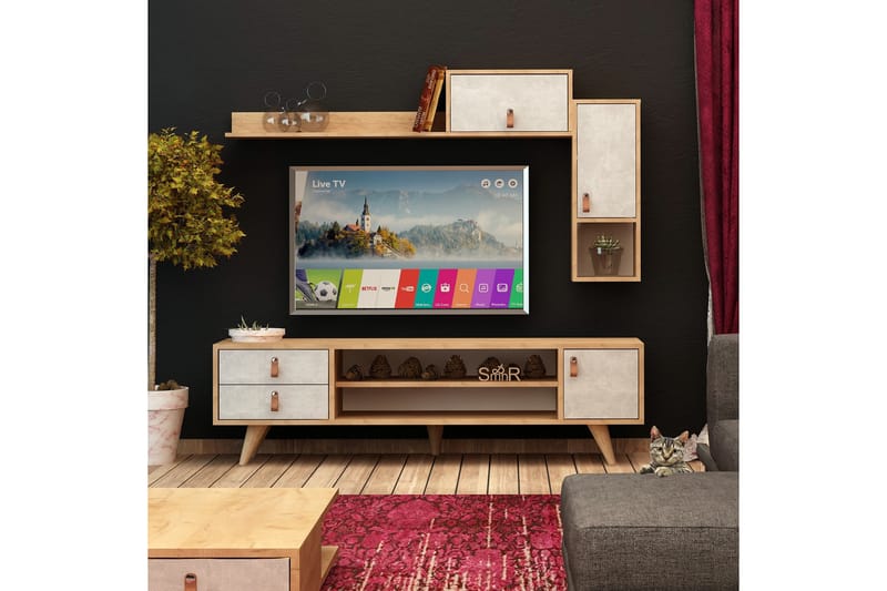 Mod Design Mediaoppbevaring - TV-møbelsett