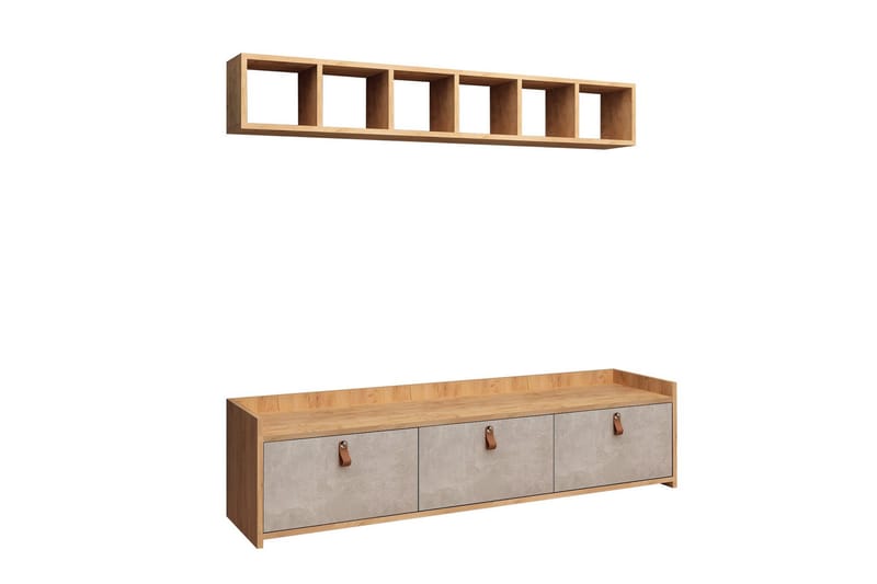 Mod Design TV-benk med Vegghylle - Møbler - Mediamøbel & tv møbel - TV-møbelsett