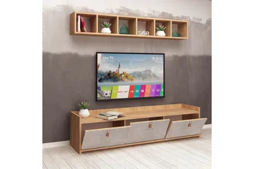 Mod Design TV-benk med Vegghylle - Møbler - Mediamøbel & tv møbel - TV-møbelsett