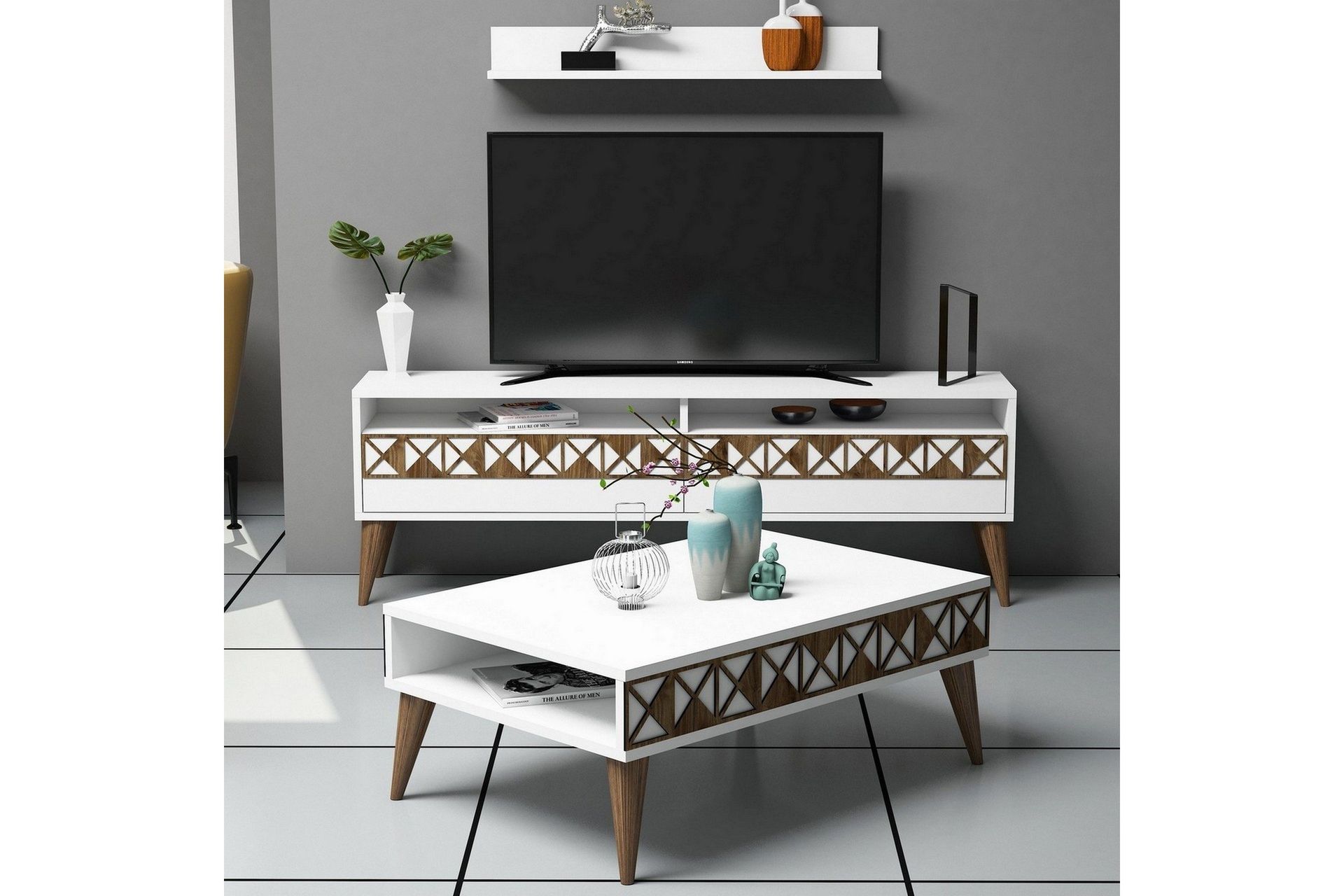 Muennink Stuesett 150 cm - Hvit