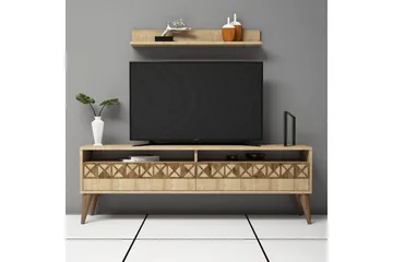 Muennink TV-møbelsett 150 cm - Brun/Eik - Møbler - Bord - Spisebord & kjøkkenbord