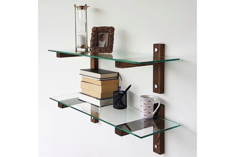 Netherlee TV-møbelsett 45 cm - Valnøtt - Møbler - Mediamøbel & tv møbel - TV-møbelsett