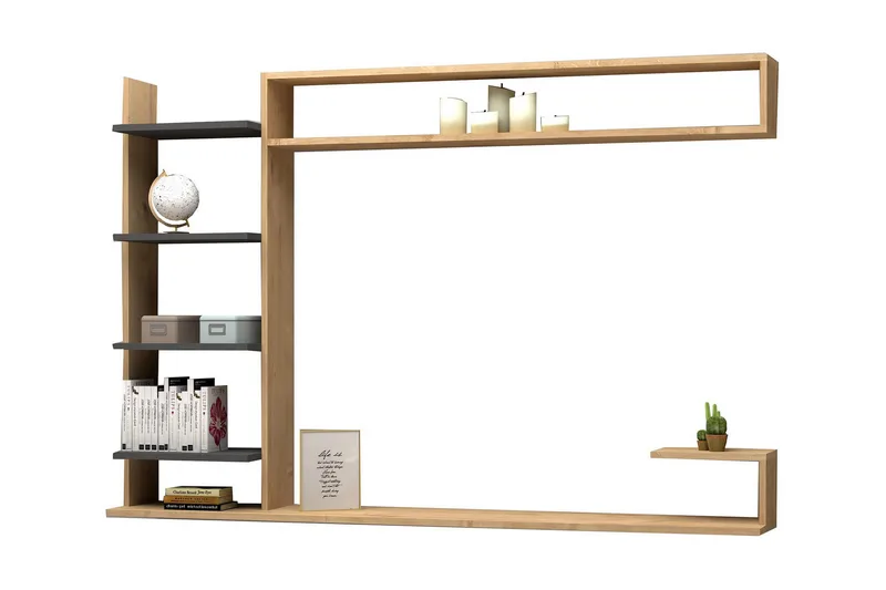 Rinorea Tv-møbelsett 180x121,8 cm - Blå - Møbler - Mediamøbel & tv møbel - TV-møbelsett