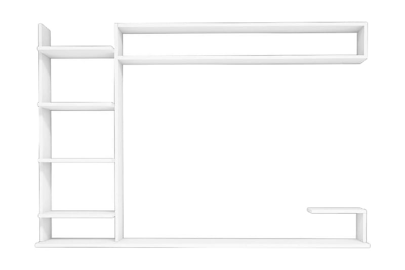 Rinorea Tv-møbelsett 180x121,8 cm - Hvit - TV-møbelsett