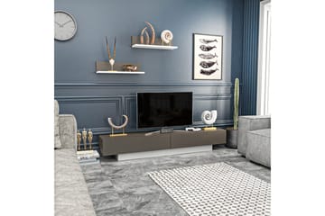 Rinorea Tv-møbelsett 180x40 cm - Hvit - Møbler - Mediamøbel & tv møbel - TV-møbelsett