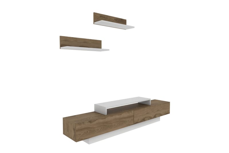 Rinorea Tv-møbelsett 180x40 cm - Hvit - Møbler - Mediamøbel & tv møbel - TV-møbelsett