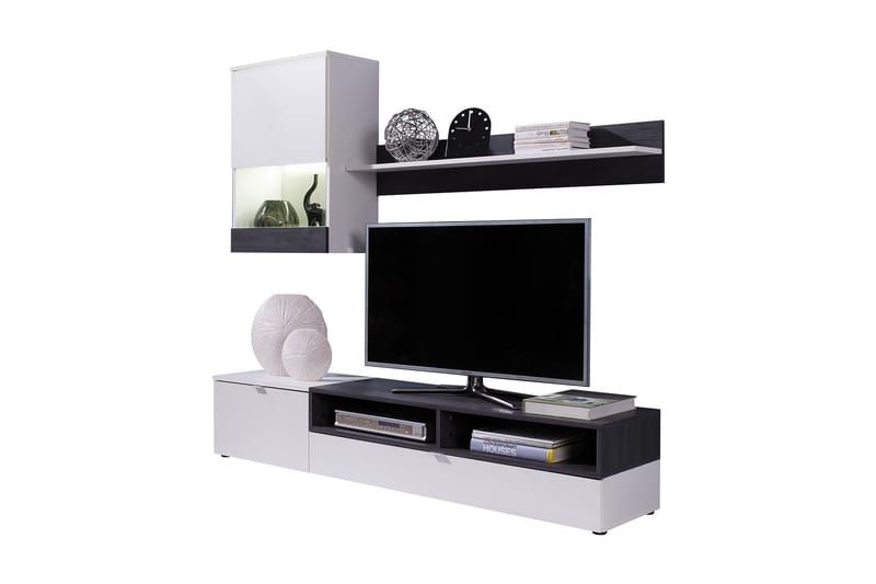 Roco Mediamøbler & LED - Hvit - Møbler - Mediamøbel & tv møbel - TV-møbelsett