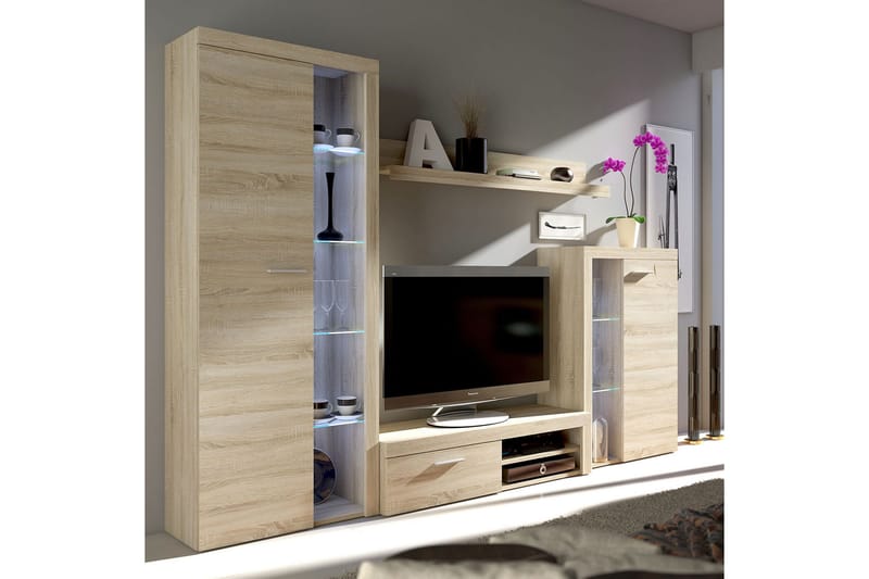Rumba TV-møbelsett - Beige / Grå - Møbler - Mediamøbel & tv møbel - TV-møbelsett