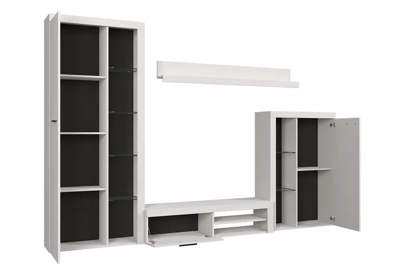 Rumba TV-møbelsett - Beige / Grå - Møbler - Mediamøbel & tv møbel - TV-møbelsett